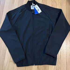 Adidas Men's Originals Bonded sst track top in black.Mens size Medium